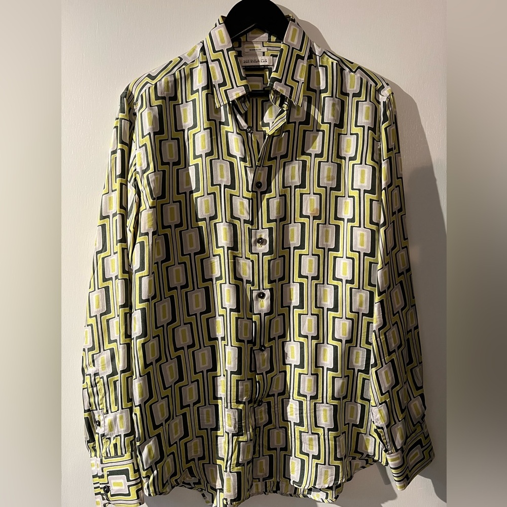 VERSACE Button Up dress shirt FRENCH CUFFS 15 1/2 …. 39